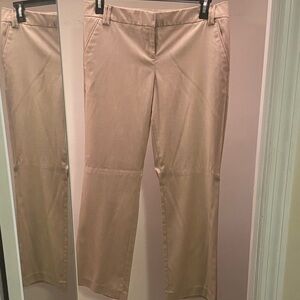 New York & Company Straight Leg Khaki Dress Pants